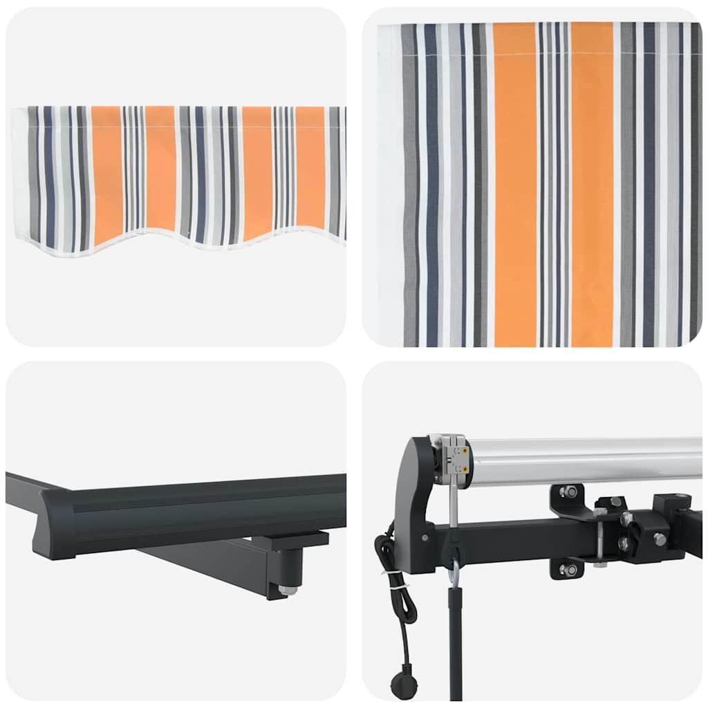 Retractable Awning Multicolour 400 x 200 cm