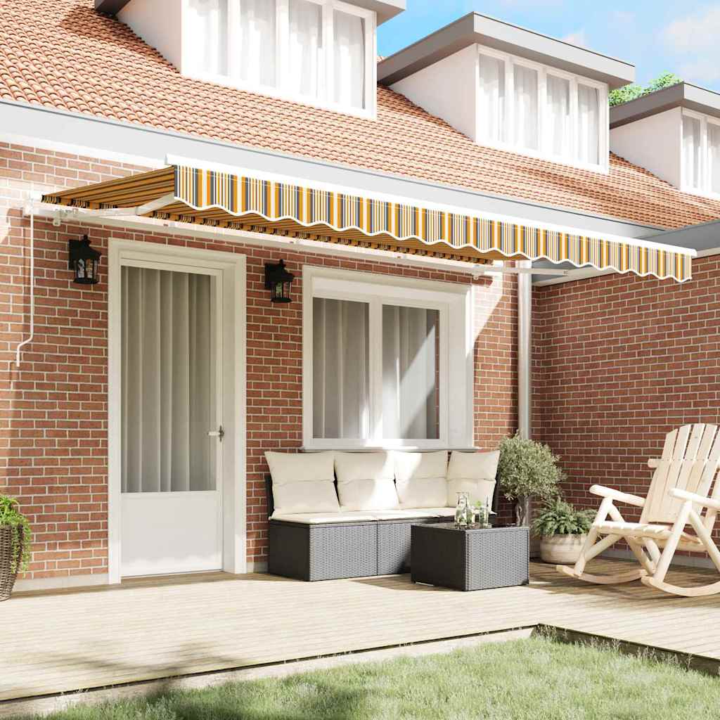 Retractable Awning Multicolour 400 x 200 cm