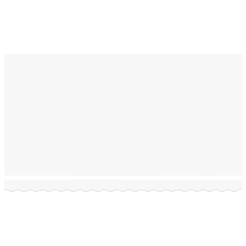 Retractable Awning White 400 x 200 cm Fabric