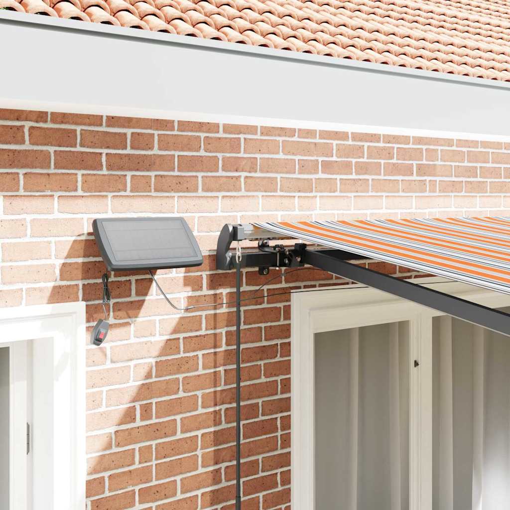Retractable Awning Manual Multicolour 300 x 250 cm Fabric