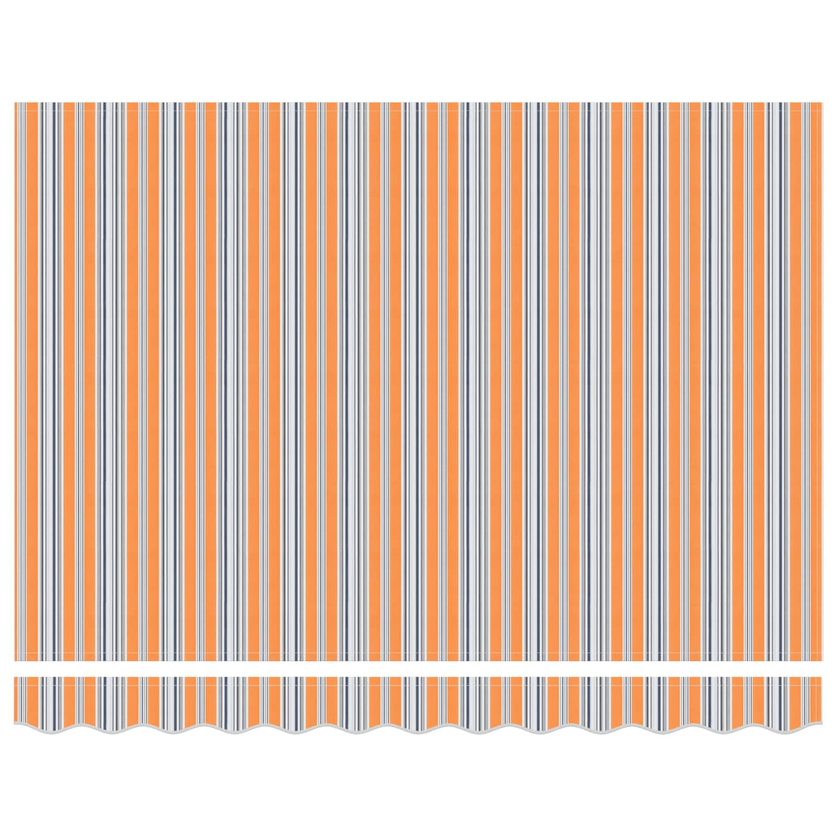 Retractable Awning Manual Multicolour 300 x 250 cm Fabric