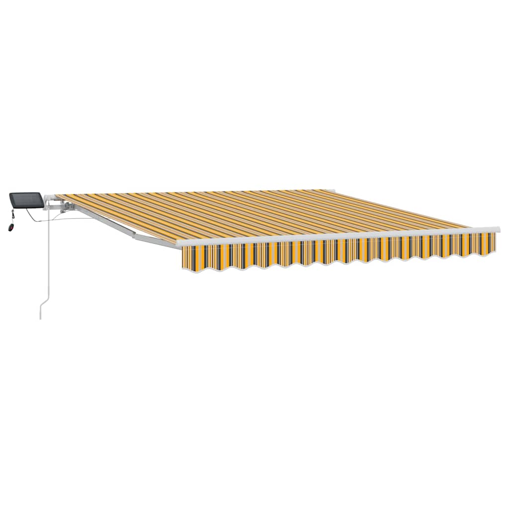 Retractable Awning with Manual Multicolour 300 x 250 cm Fabric
