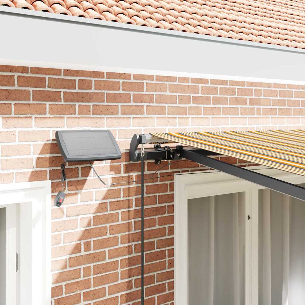 Retractable Awning Manual Multicolour 300 x 250 cm Fabric