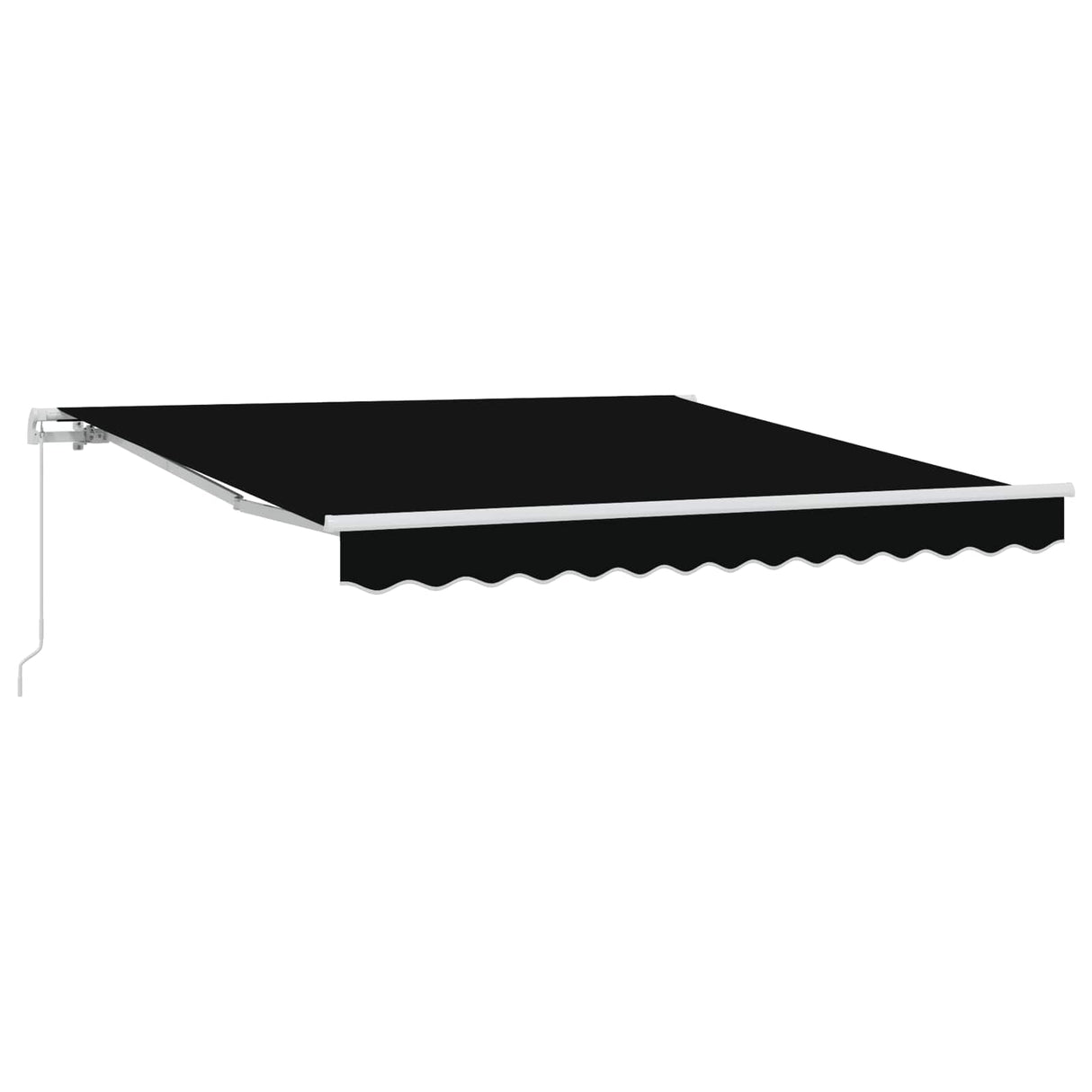 Awning Retractable Manual Black 300 x 250 x 165 cm Polyester