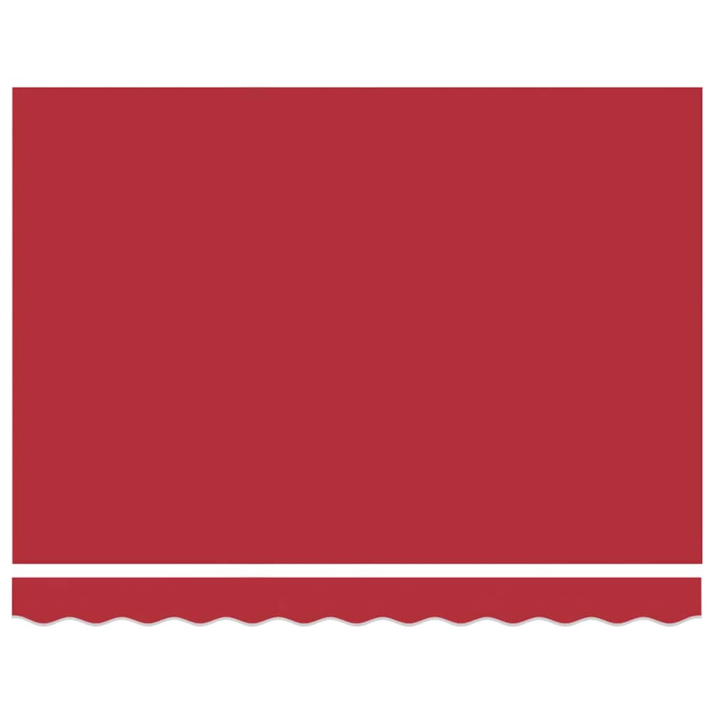 Retractable Awning Manual Red 300x250 cm Fabric