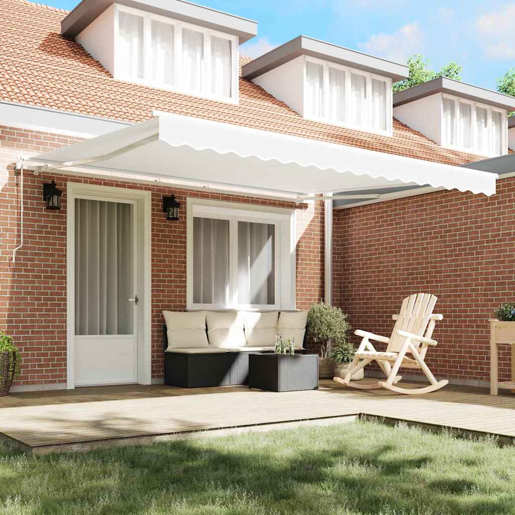 Retractable Awning 400 x 300 cm White