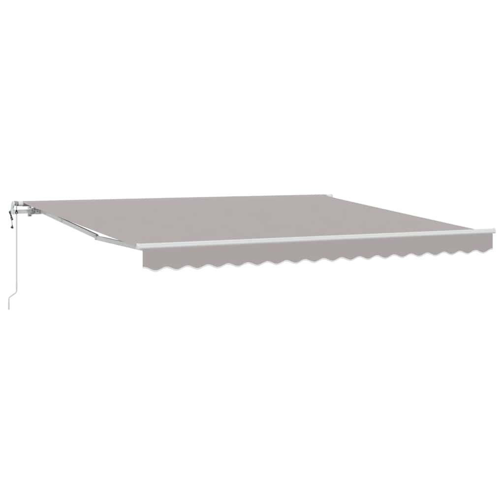 Retractable Awning 400 x 300 cm Light grey