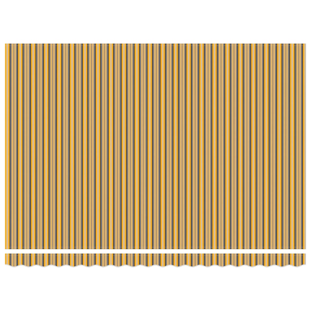 Retractable Awning Multicolour Stripe 450x300 cm Fabric