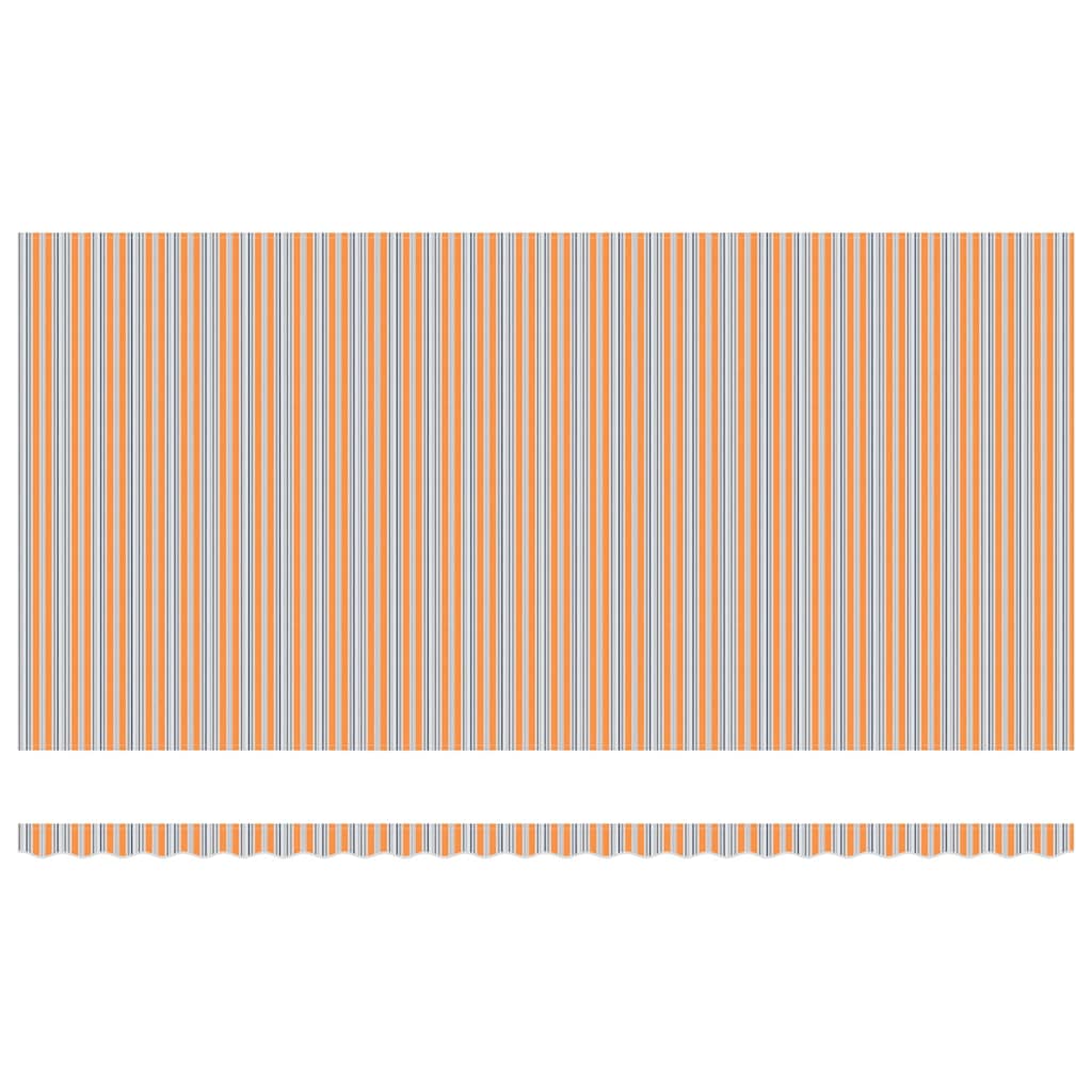 Retractable Awning Multicolour 600 x 300 cm Polyester and Metal