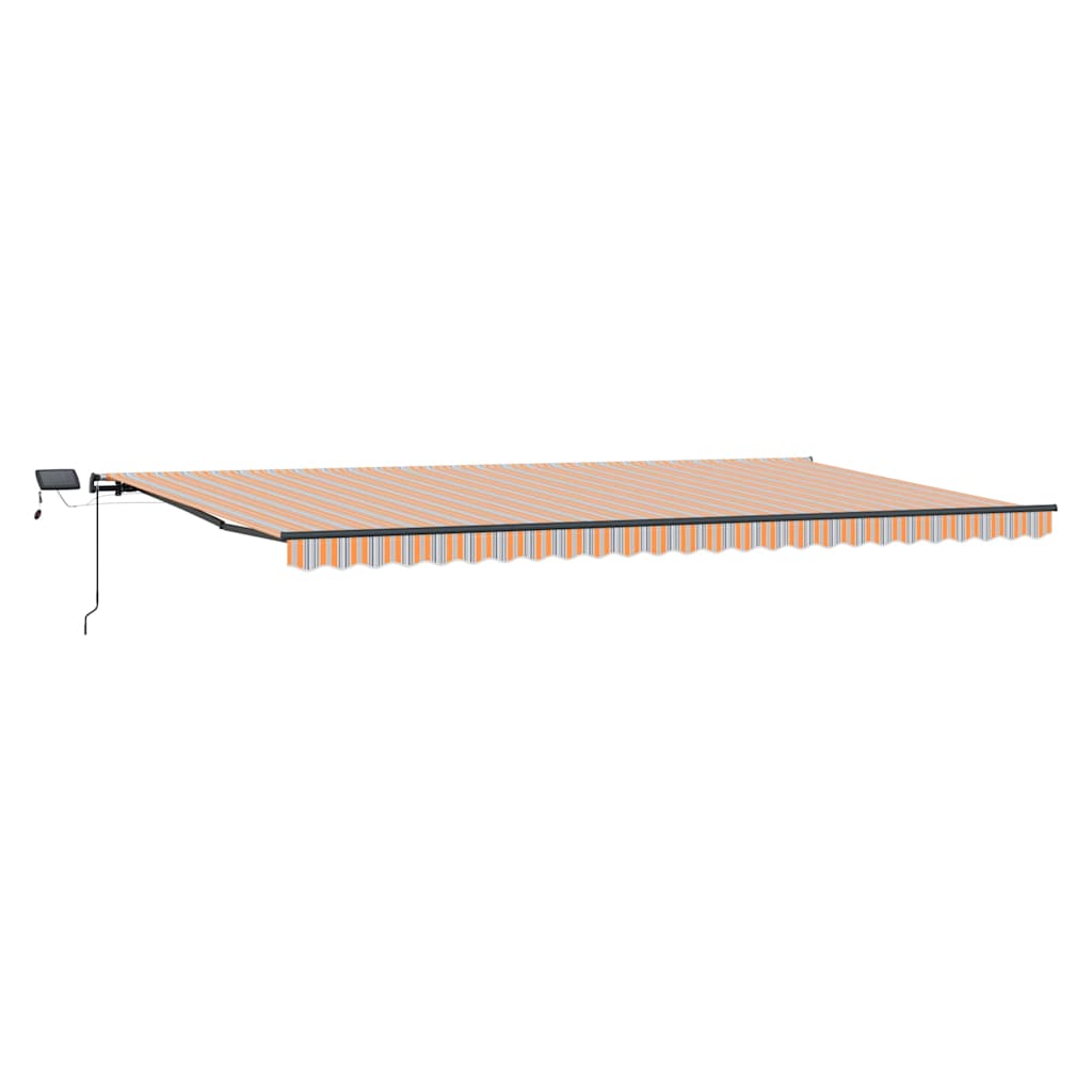 Retractable Awning Manual Multicolour 600 x 300 cm Fabric
