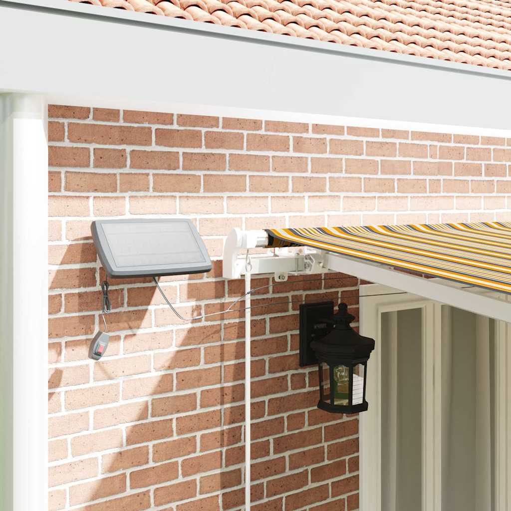 Retractable Awning with Manual 600 x 350 cm Multicolour