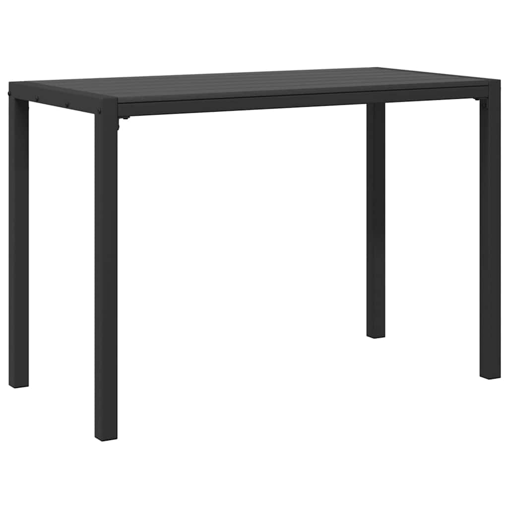 Garden Dining Set with Cushion 3 pcs Anthracite Steel