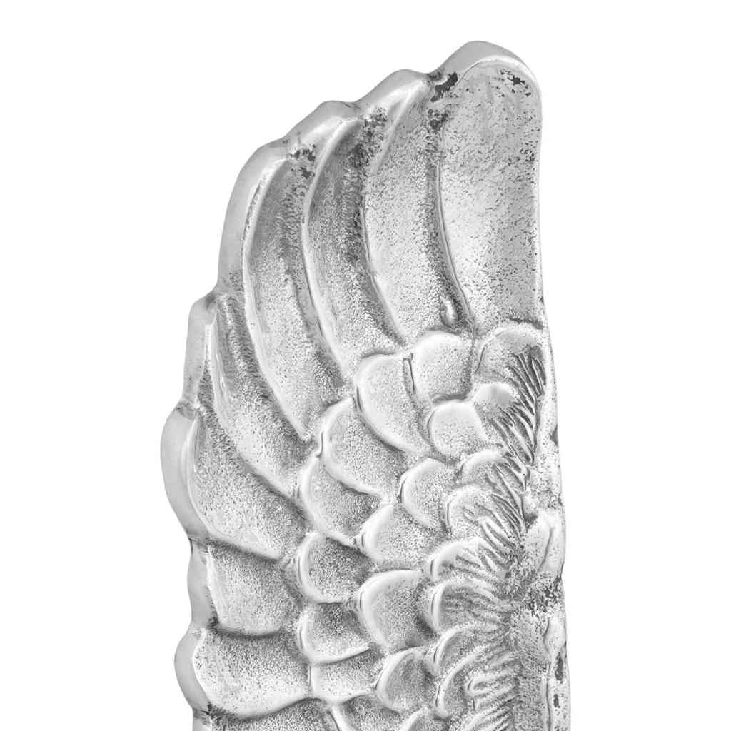 Wings Sculpture Silver 31 x 5 x 91 cm Aluminium