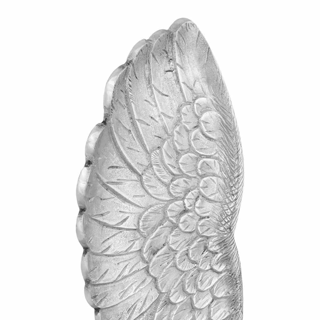 Wings Sculpture Silver 17 x 5 x 59 cm Aluminium