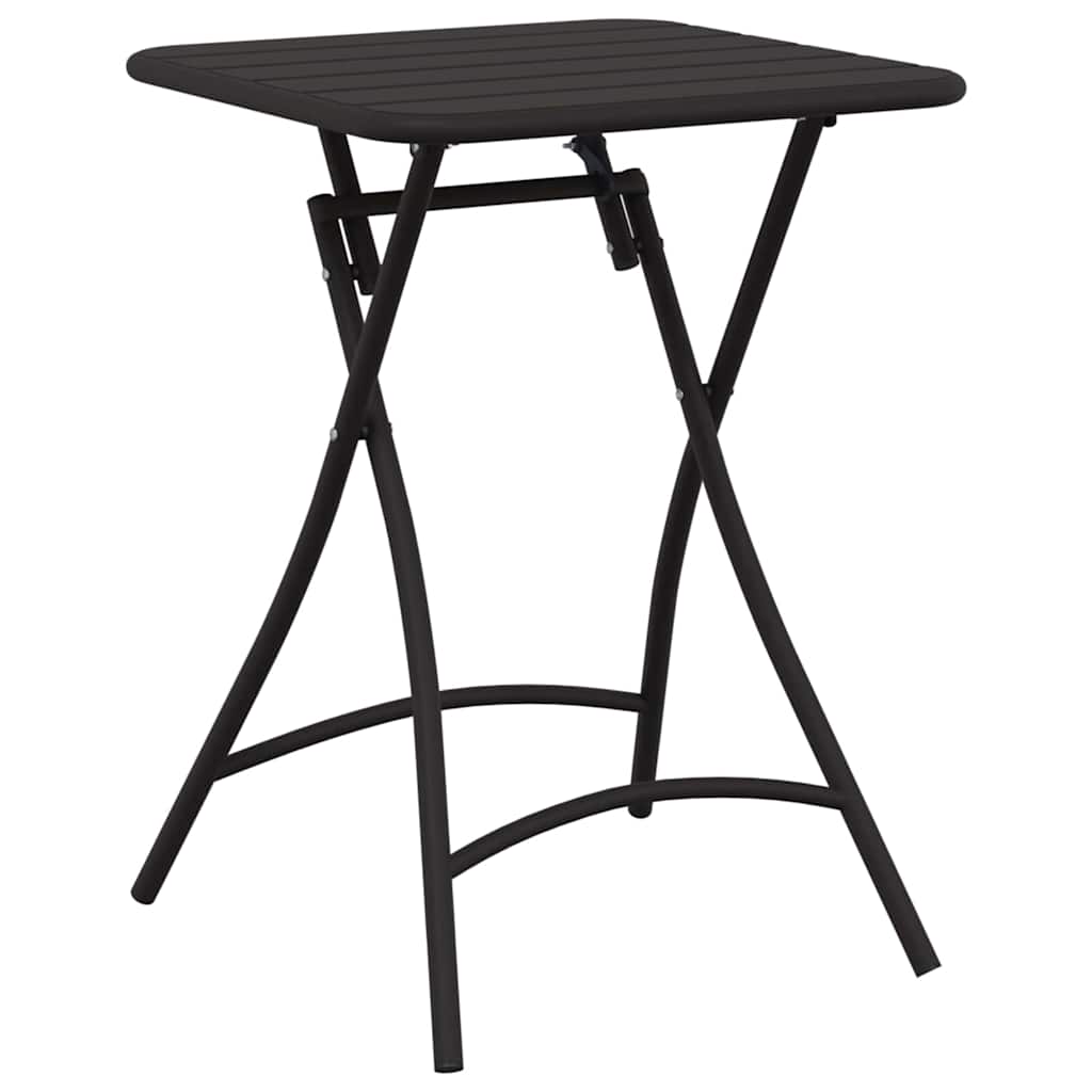 Bistro Set 3 pcs Anthracite Steel