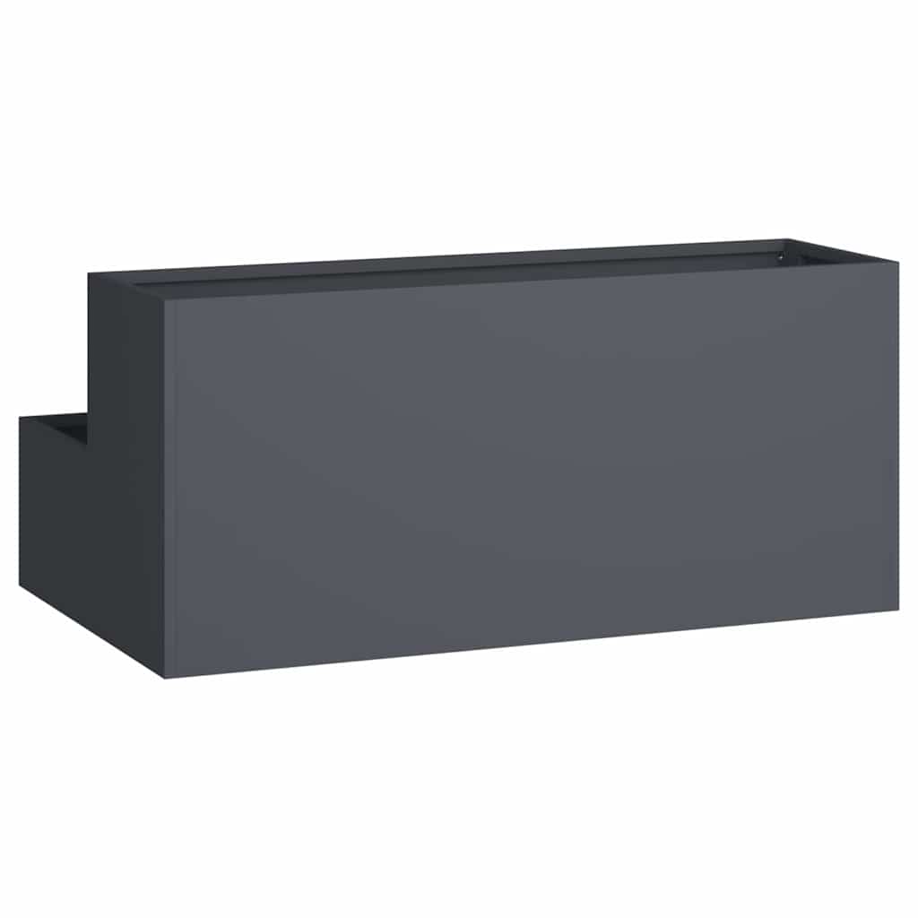 Garden Planter Anthracite 100 x 60 x 45 cm Steel