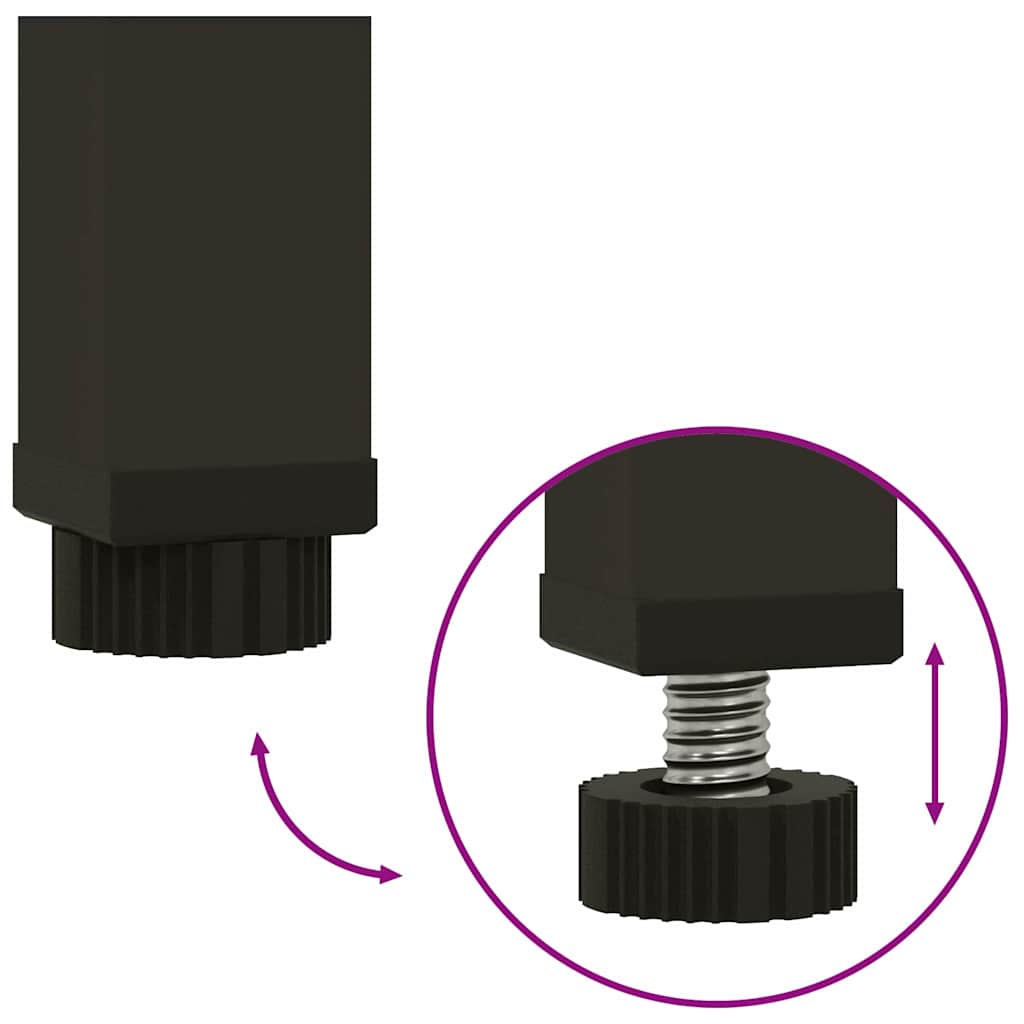 Raised Garden Planter Silver 100 x 26 x 82 cm Stainless steel