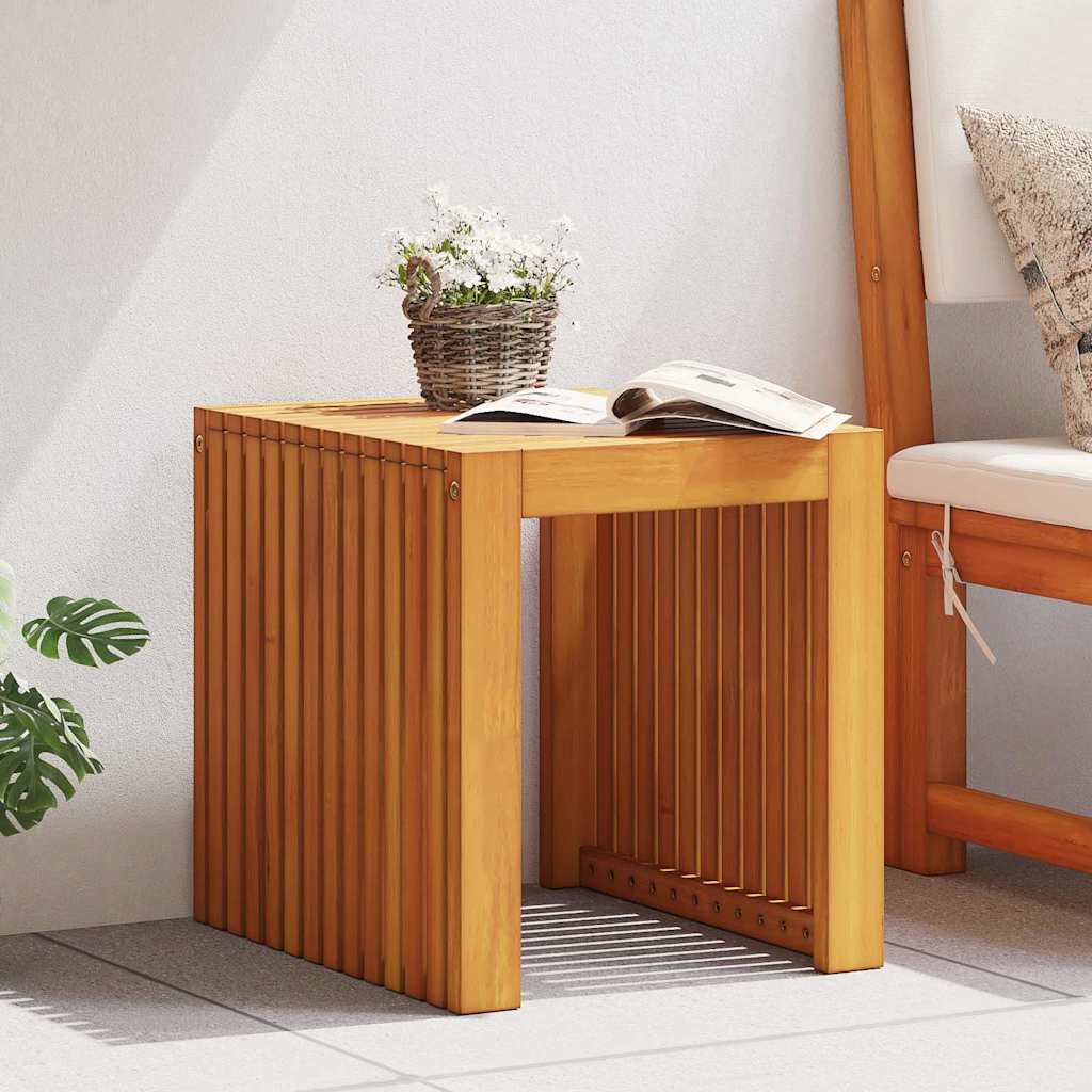Side Table Brown 43 x 36 x 40 cm Solid Teak wood