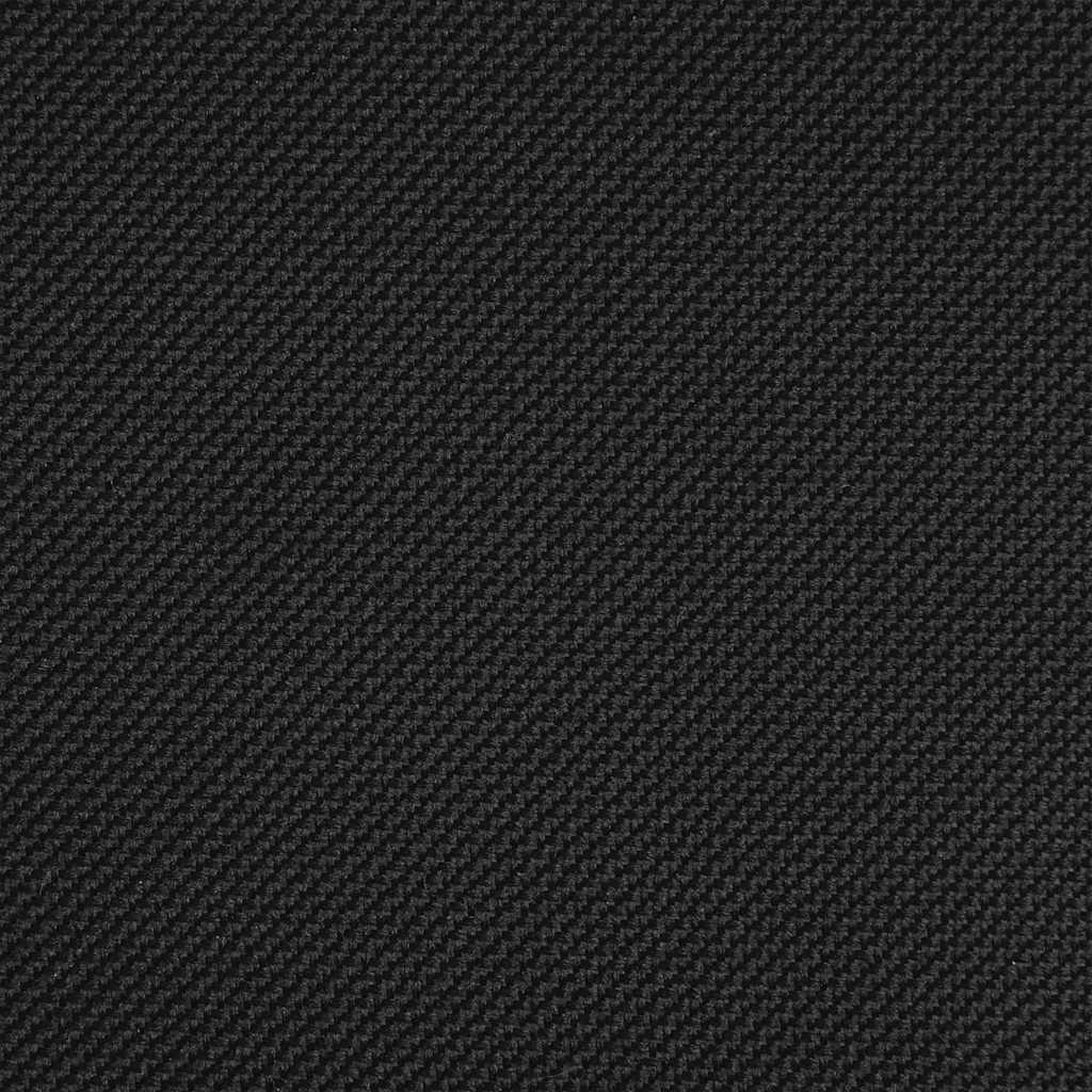 Folding Sun Lounger Folding Black 56 x 190 x 81cm Fabric