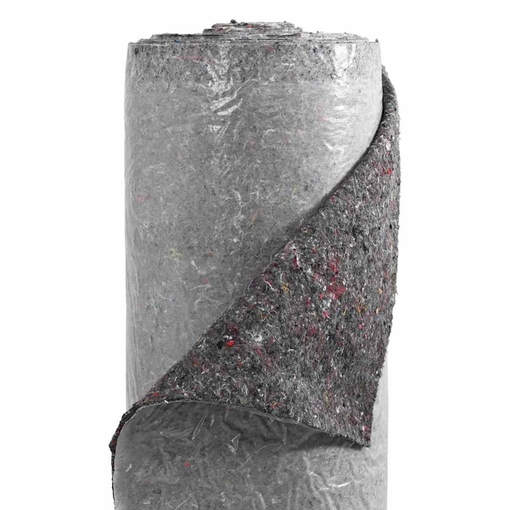 Pool Fleece Folding Grey 1 x 25 m Polyester and cotton