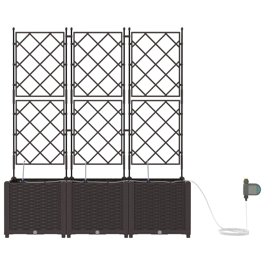 Garden Brown 120 x 40 x 142 cm Steel