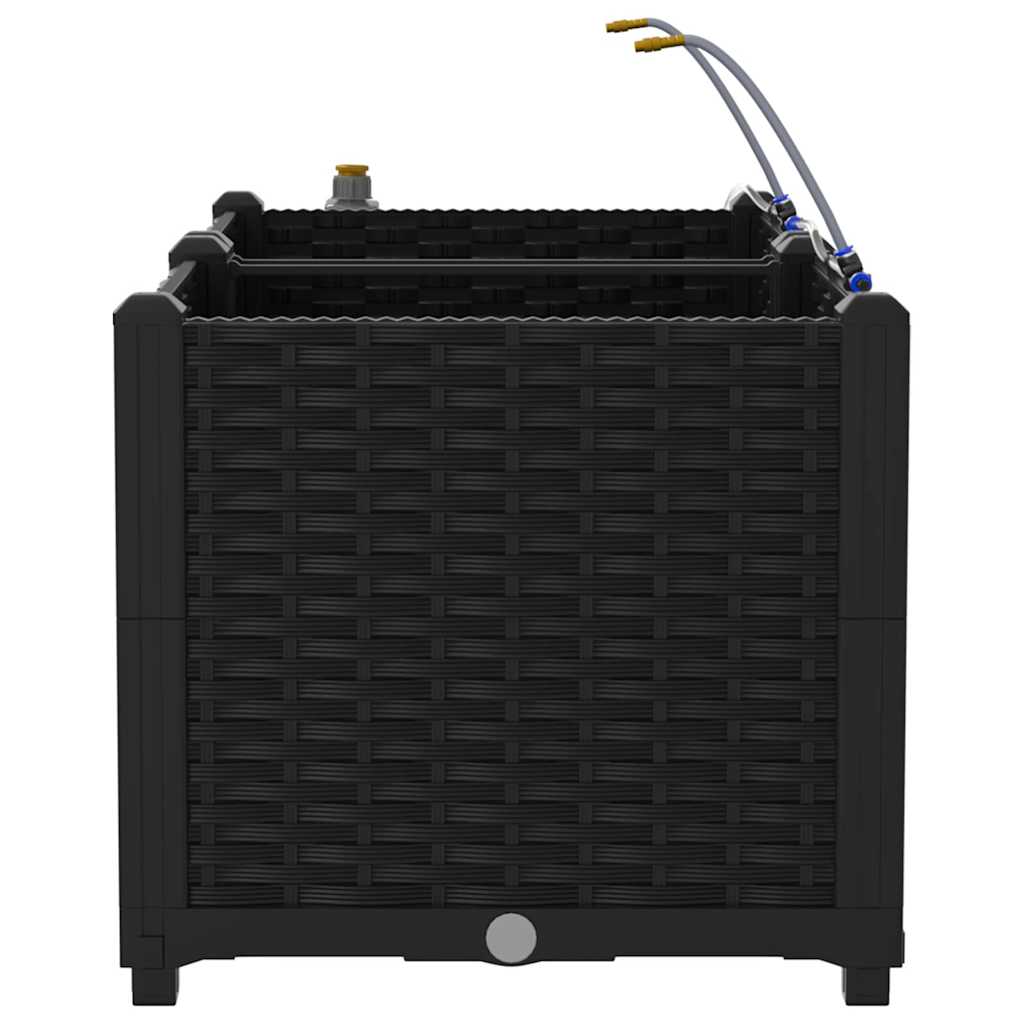 Garden Black 80 x 40 x 37.5 cm Steel