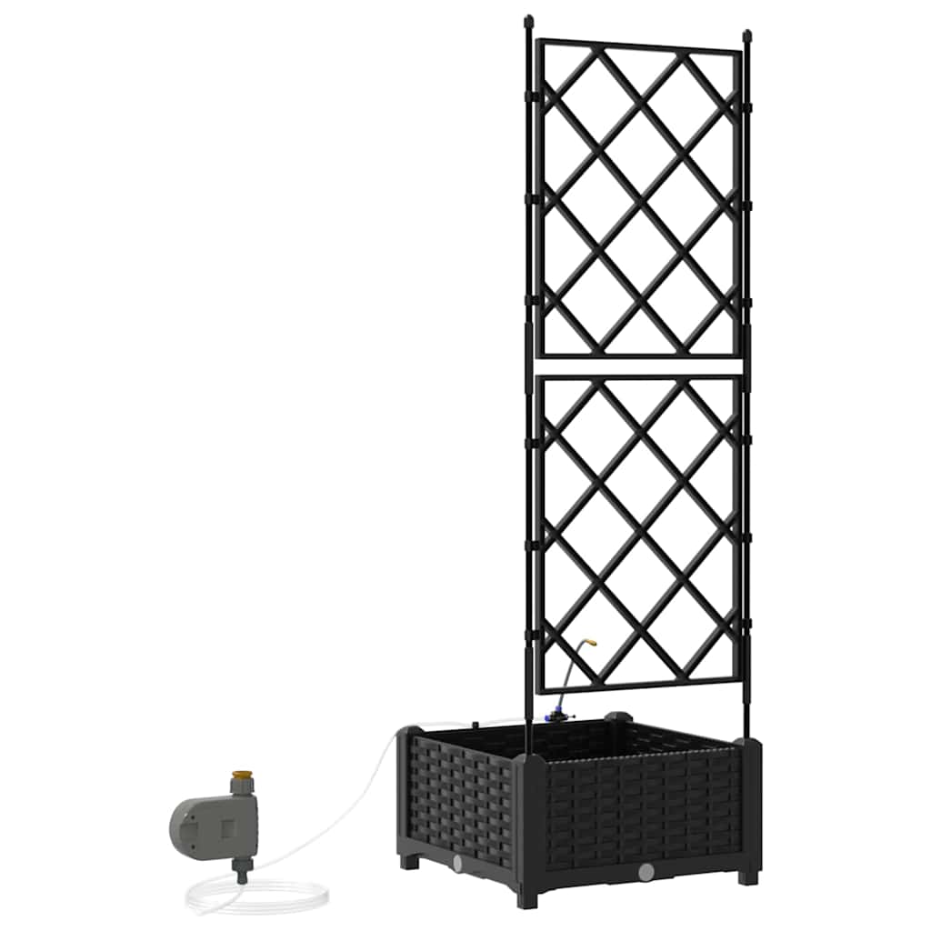Garden Black 40 x 40 x 126 cm Steel