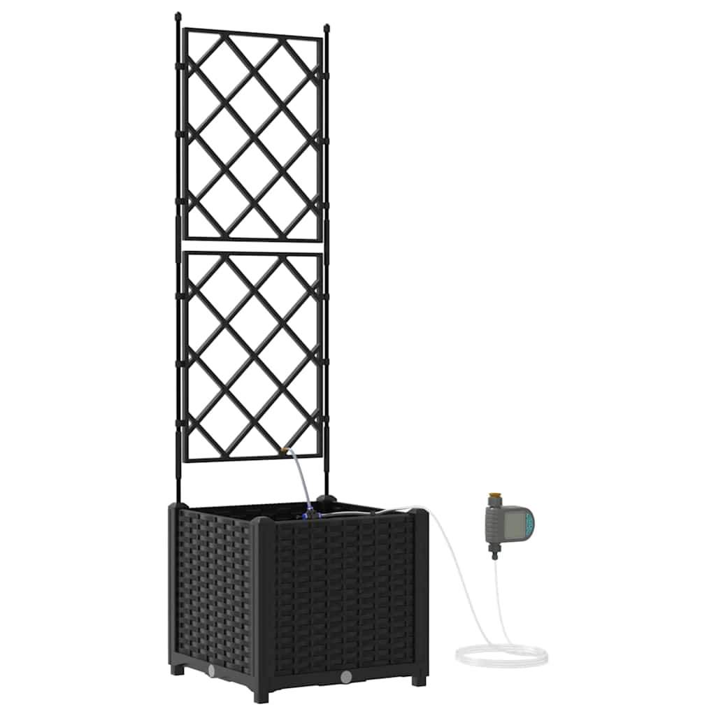 Garden Black 40 x 40 x 142 cm Steel