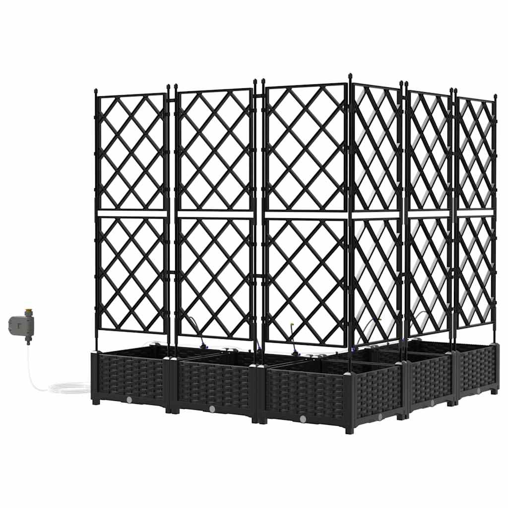 Garden Black 120 x 120 x 126 cm Steel