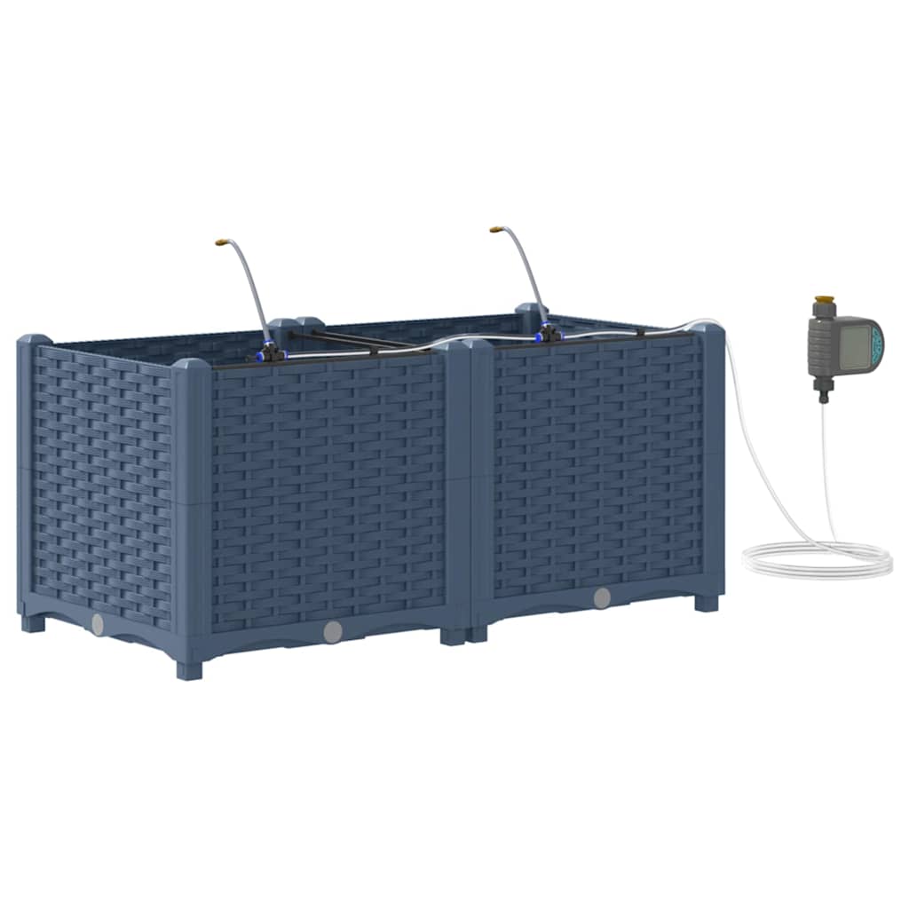 Garden Grey 80 x 40 x 37.5 cm Steel