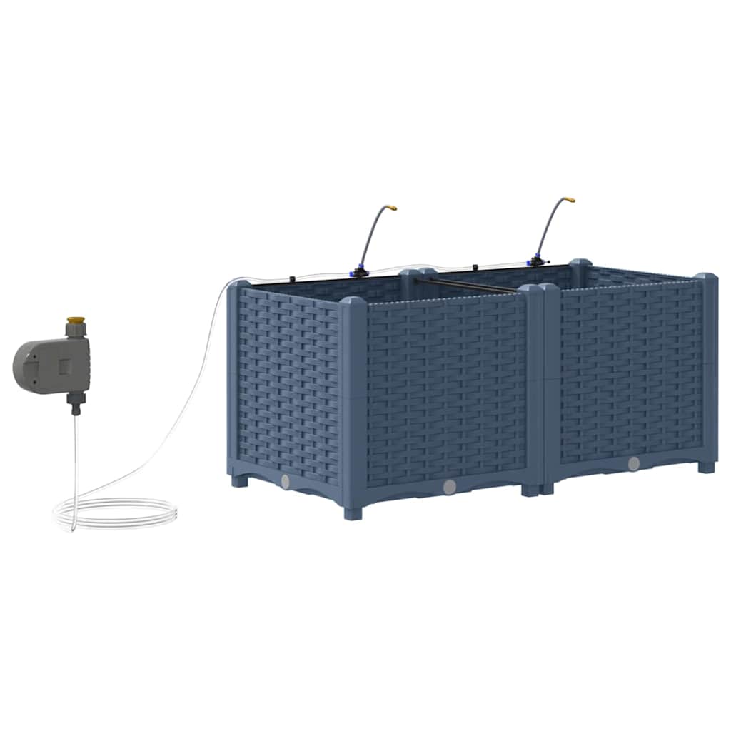 Garden Grey 80 x 40 x 37.5 cm Steel