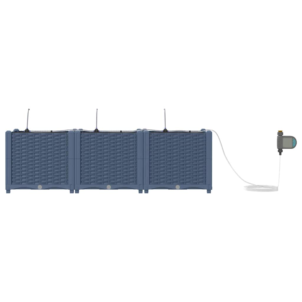 Garden Grey 120 x 40 x 37.5 cm Steel