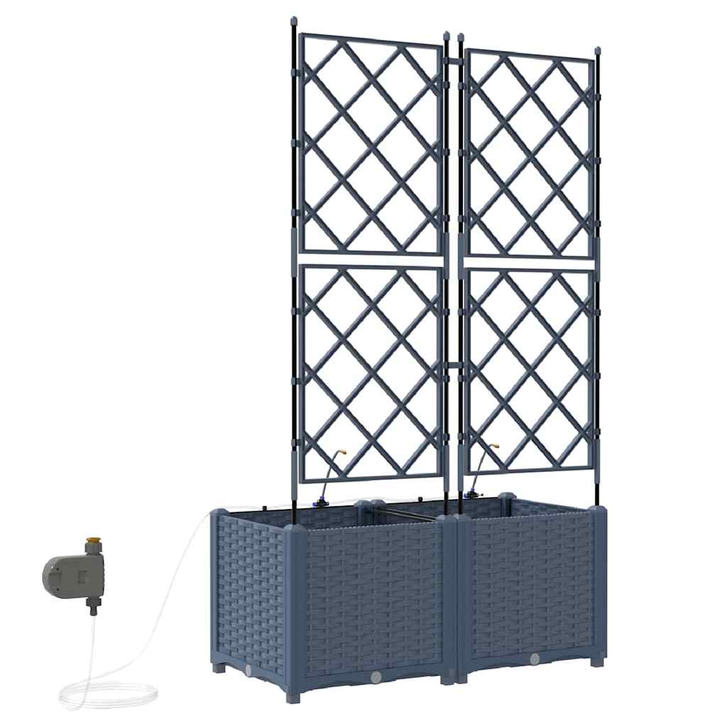 Garden Grey 80 x 40 x 142 cm Steel