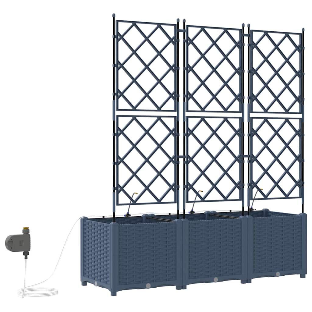 Garden Grey 120 x 40 x 142 cm Steel