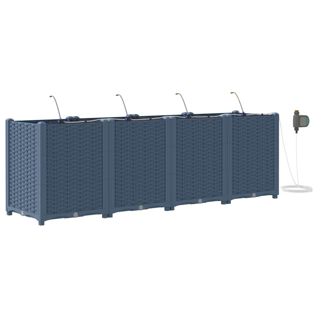 Garden Grey 160 x 40 x 52 cm Steel