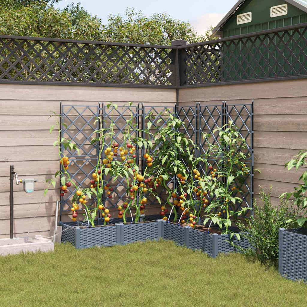 Garden Light grey 120 x 120 x 126 cm Steel