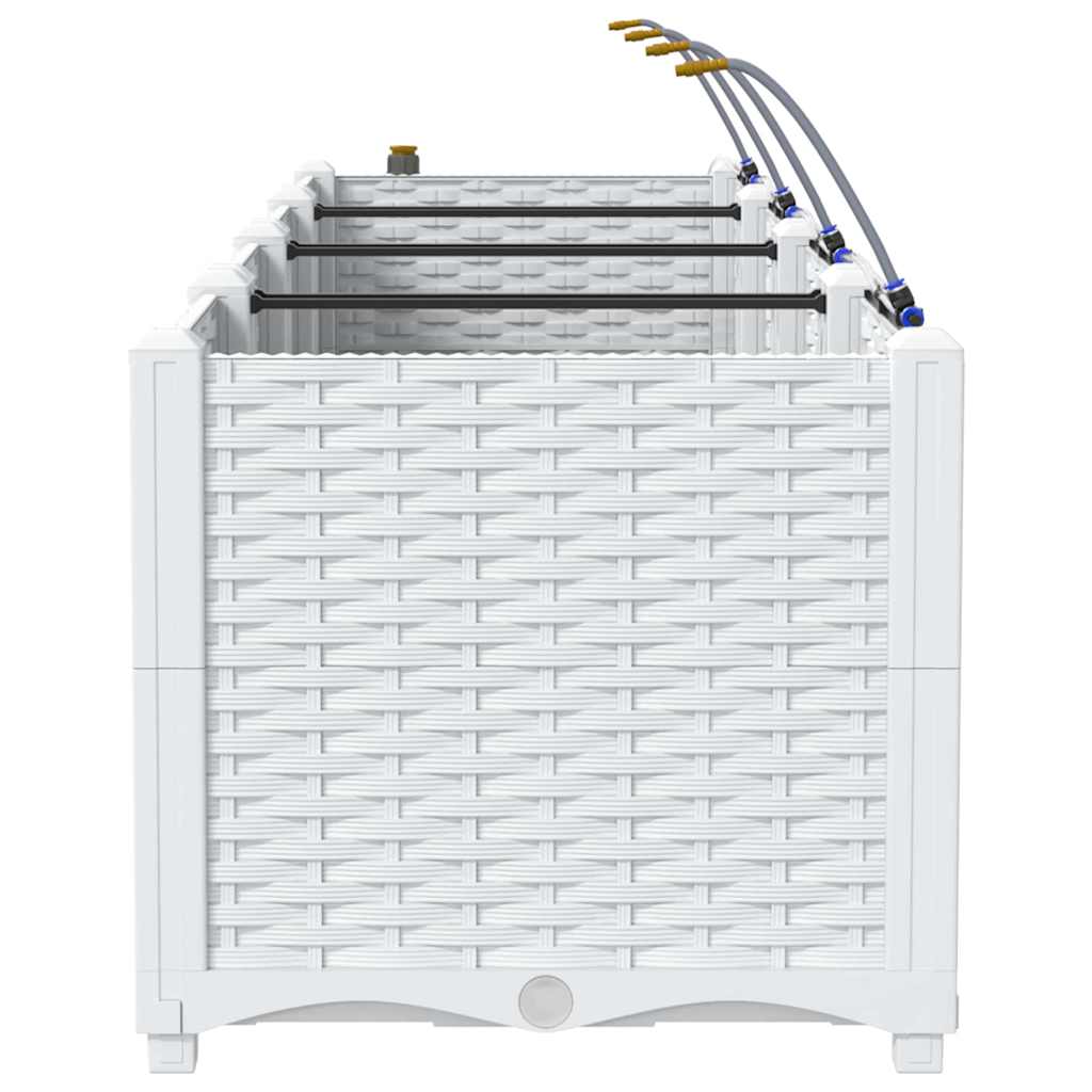 Garden White 120 x 40 x 37.5 cm Steel