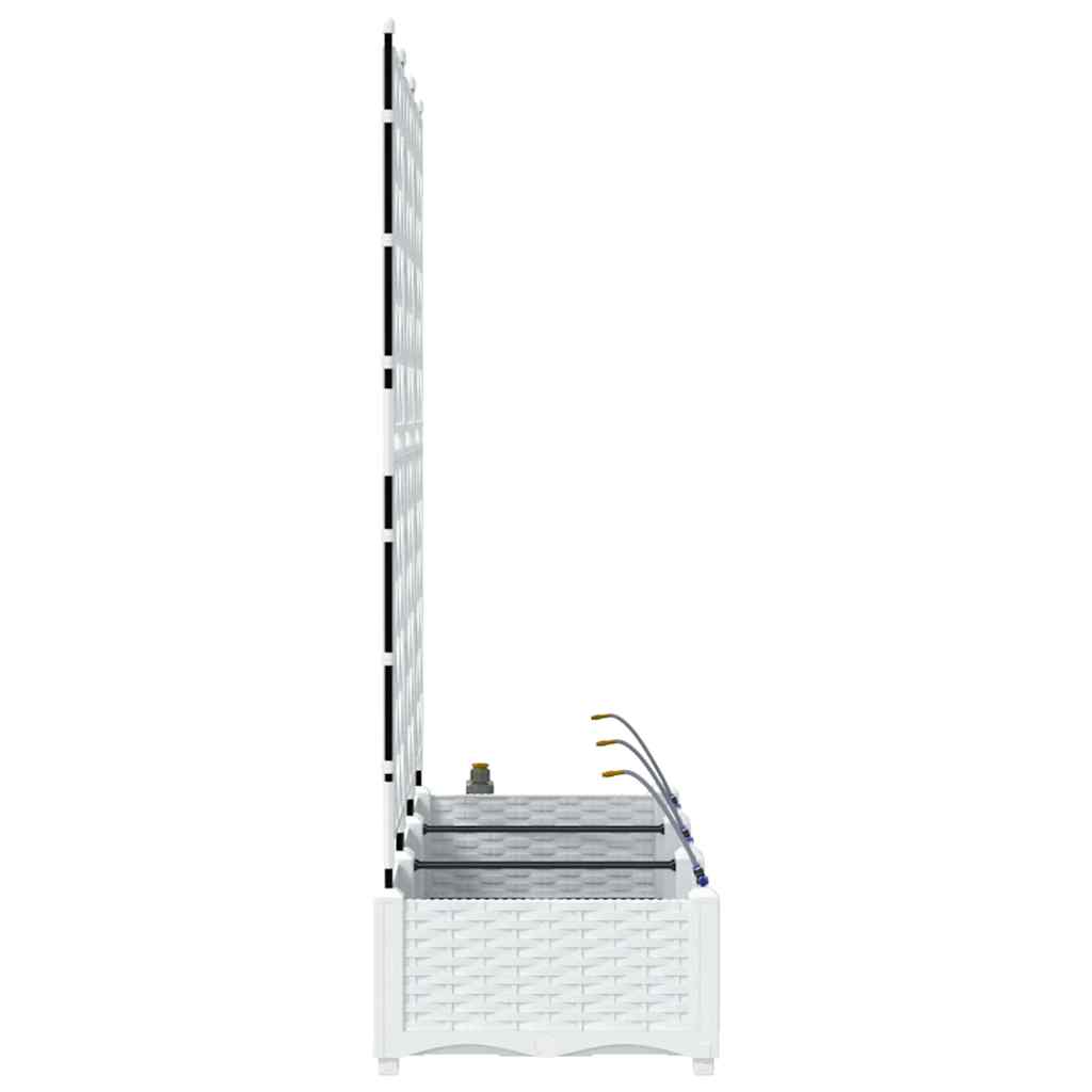 Garden White 120 x 40 x 126 cm Steel