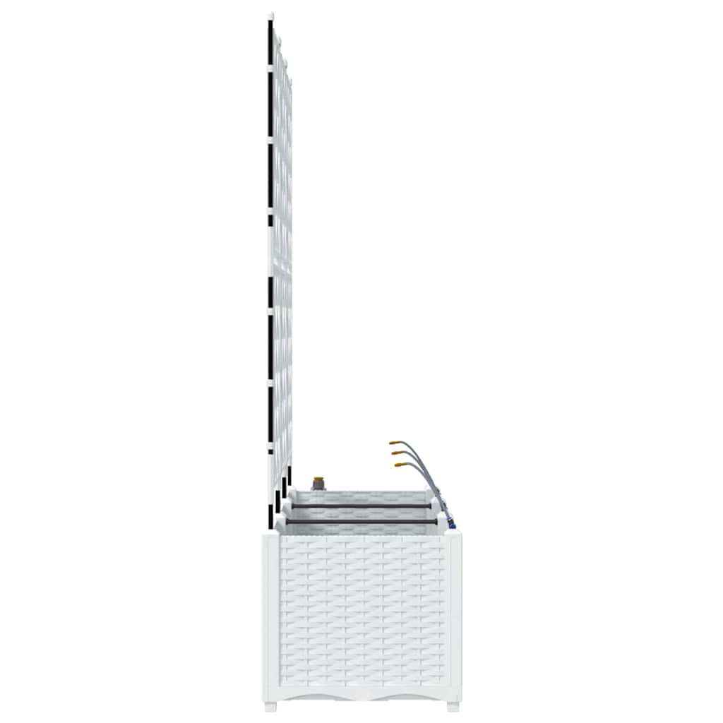 Garden White 120 x 40 x 142 cm Steel