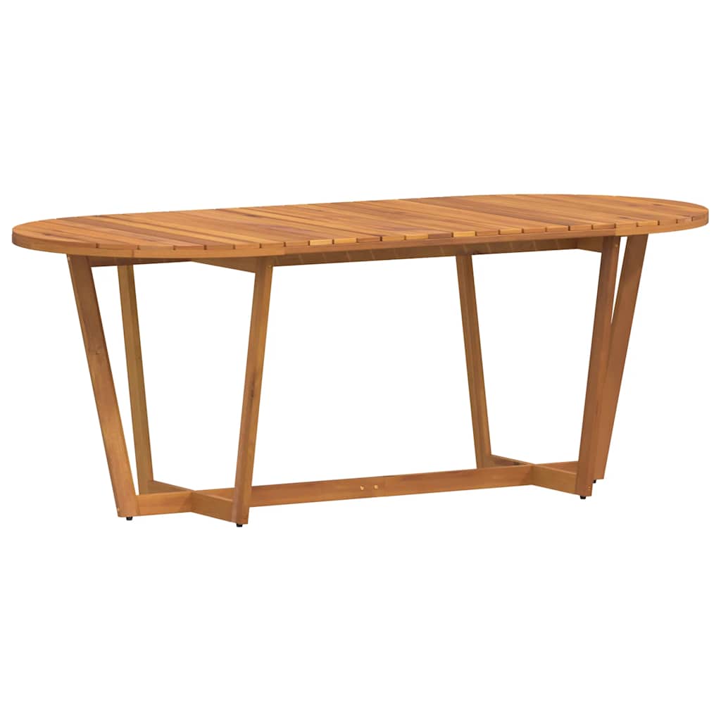 7 Piece Garden Dining Set Solid Wood Acacia