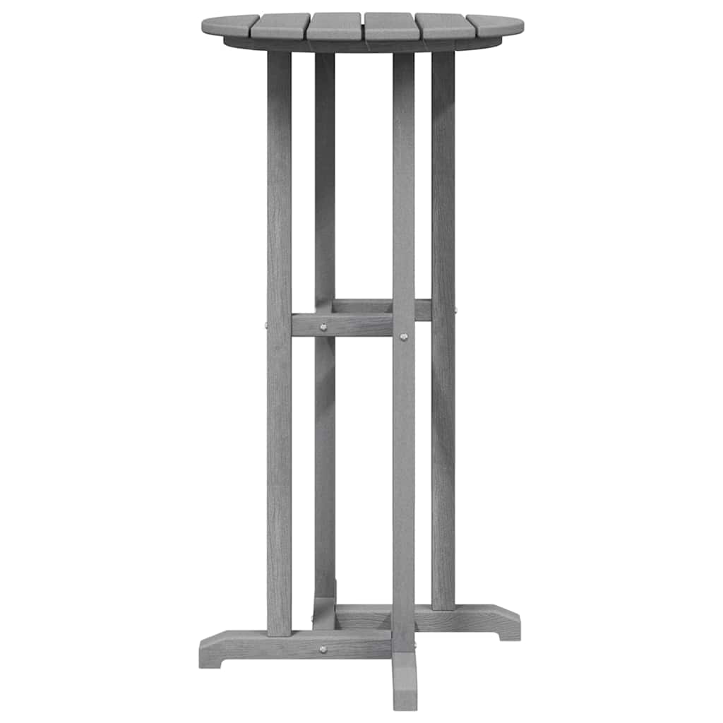 Bar Table Light grey 55 x 55 x 107 cm HDPE