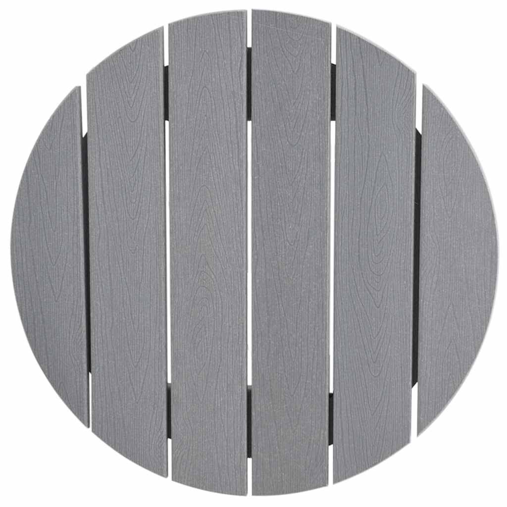 Bar Table Light grey 55 x 55 x 107 cm HDPE