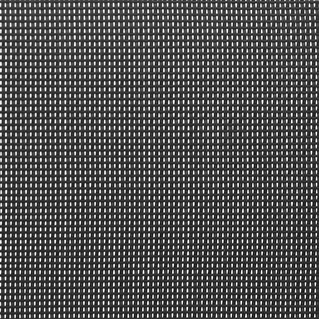 Garden Bistro Set 3 pcs Black Steel