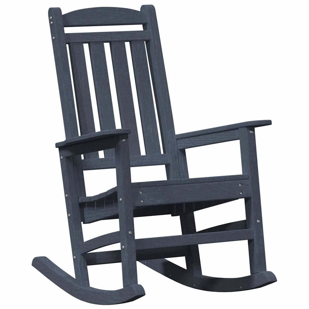 Garden Rocking Chair 2 pcs Navy 70 x 92 x 108cm Plastic