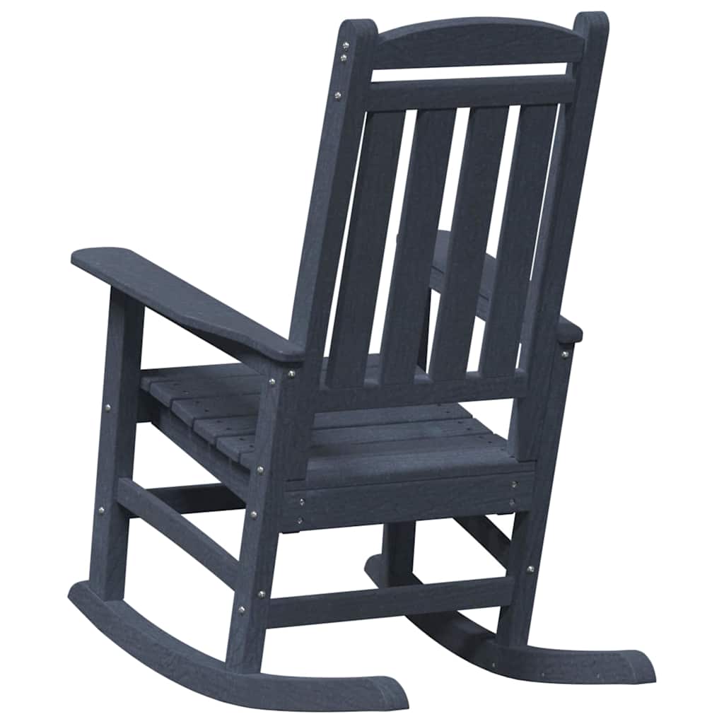 Garden Rocking Chair 2 pcs Navy 70 x 92 x 108cm Plastic
