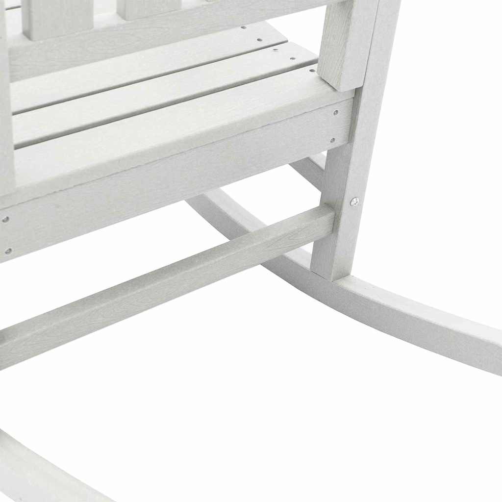 Garden Rocking Chair 3 pcs White 38 x 38 x 46cm Plastic