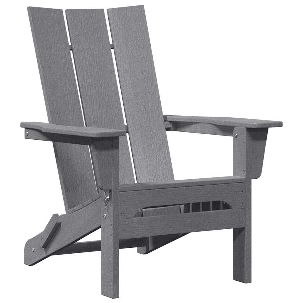 Garden Chair 2 pcs Light Grey 80.5 x 74.5 x 92 cm Polyethylene