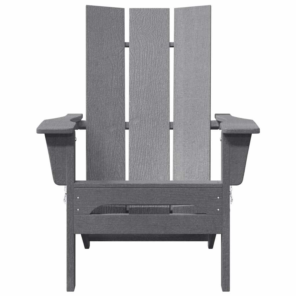 Garden Chair 2 pcs Light Grey 80.5 x 74.5 x 92 cm Polyethylene