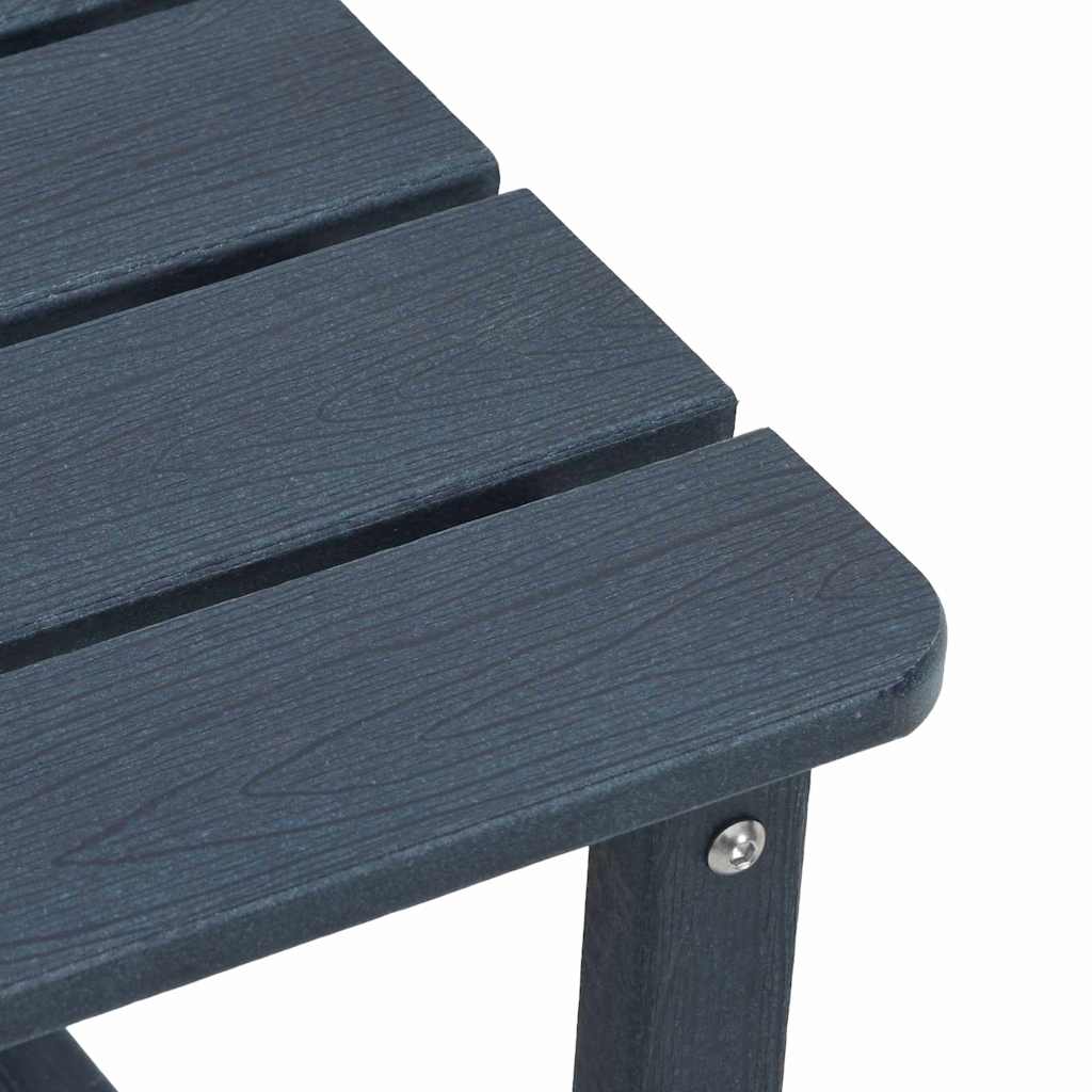 Garden Chair 3 pcs Navy 80.5 x 74.5 x 92 cm Polyethylene