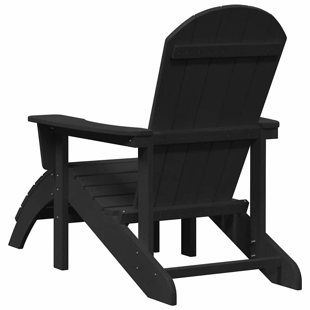 Garden Lounge Furniture 2 pcs Black 74 x 82 x 90cm Plastic